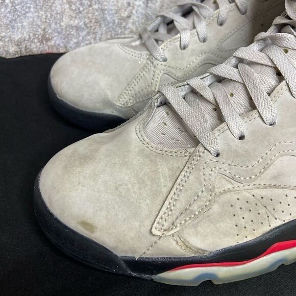 Nike Jumpman MVP Grey White Cream Sneakers Shoes Size 12 - Picture 7 of 13